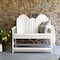 Highwood Usa 4ft Hamilton Counter Height Bench Outdoor Furniture for Patio, Backyard, Garden AD-BEN-HM2-WHE - alternate 3